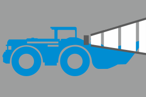 Flashing of the headlights of the equipment or the inclusion of other visual warning devices